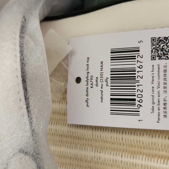 Kate Spade puffy Dottie ladybug lock top bag purse - Picture 4 of 5